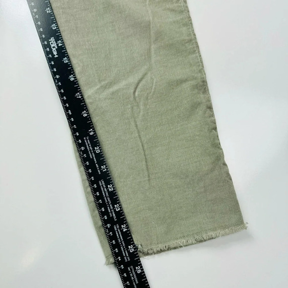 MASSCOB Made In Spain Sage Green Corduroy Straight Leg Pants Size 6 - Picture 7 of 12
